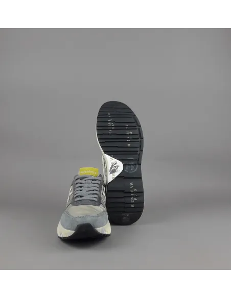 Premiata \ Sneakers Uomo Mick Camoscio E Tela Grigio Prezzo 240,00