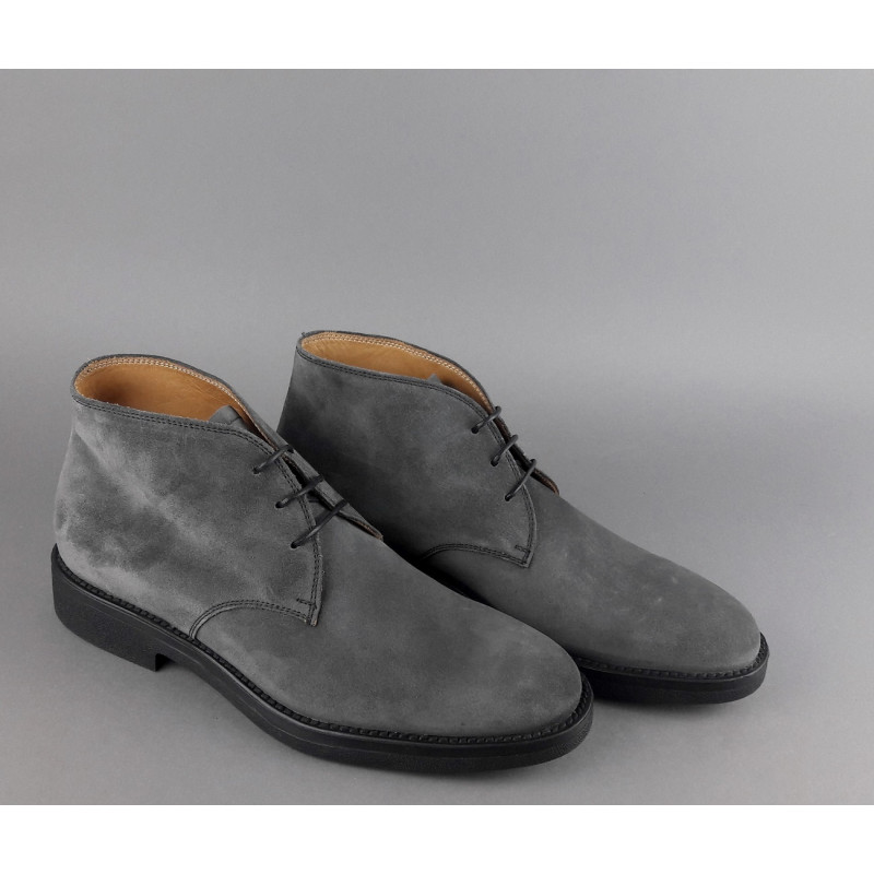 Barrett Polacchino Uomo Camoscio Grigio Scuro Prezzo 350,00