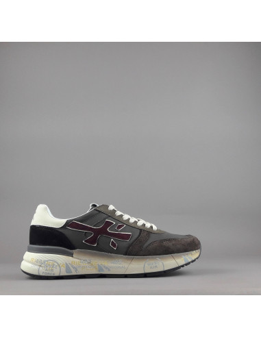 Premiata \ Sneakers Uomo Mick Camoscio E Tela Marrone Scuro Prezzo 240,00