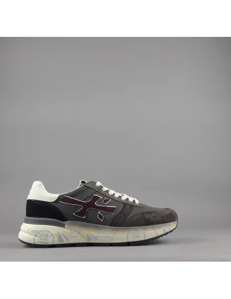 Premiata \ Sneakers Uomo Mick Camoscio E Tela Marrone Scuro Prezzo 240,00