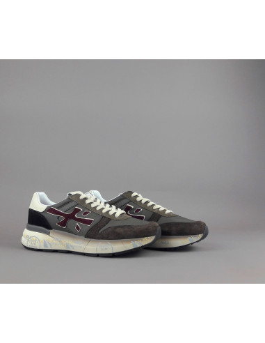 Premiata \ Sneakers Uomo Mick Camoscio E Tela Marrone Scuro Prezzo 240,00