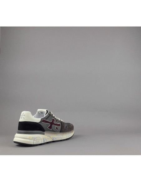 Premiata \ Sneakers Uomo Mick Camoscio E Tela Marrone Scuro Prezzo 240,00