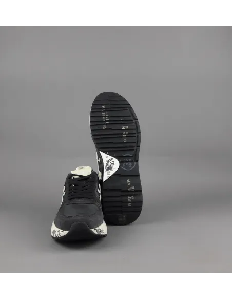 Premiata \ Sneakers Uomo Mick Camoscio E Tela Nero Prezzo 240,00