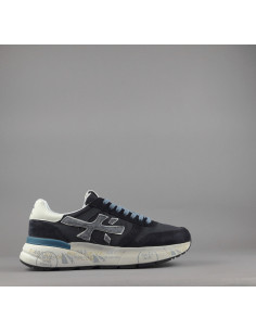 Premiata \ Sneakers Uomo Mick Camoscio E Tela Blu Scuro Prezzo 240,00