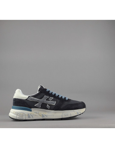 Premiata \ Sneakers Uomo Mick Camoscio E Tela Blu Scuro Prezzo 240,00