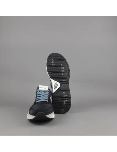 Premiata \ Sneakers Uomo Mick Camoscio E Tela Blu Scuro Prezzo 240,00