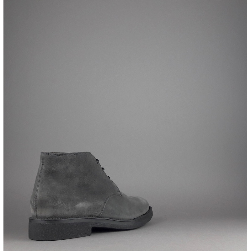 Barrett Polacchino Uomo Camoscio Grigio Scuro Prezzo 350,00