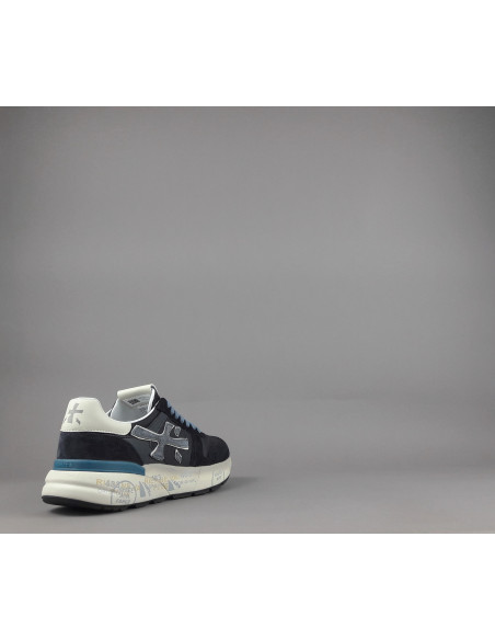 Premiata \ Sneakers Uomo Mick Camoscio E Tela Blu Scuro Prezzo 240,00