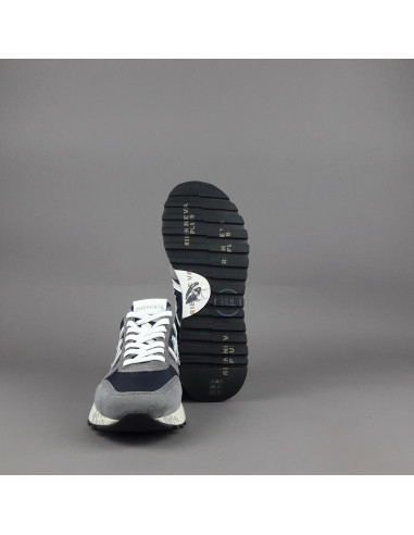 Premiata \ Sneakers Uomo Lander Camoscio Tela Grigio Prezzo 240,00