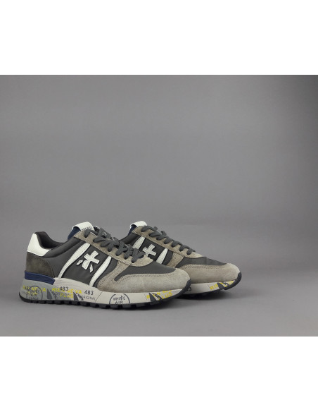 Premiata \ Sneakers Uomo Lander Camoscio Tela Talpa Prezzo 240,00