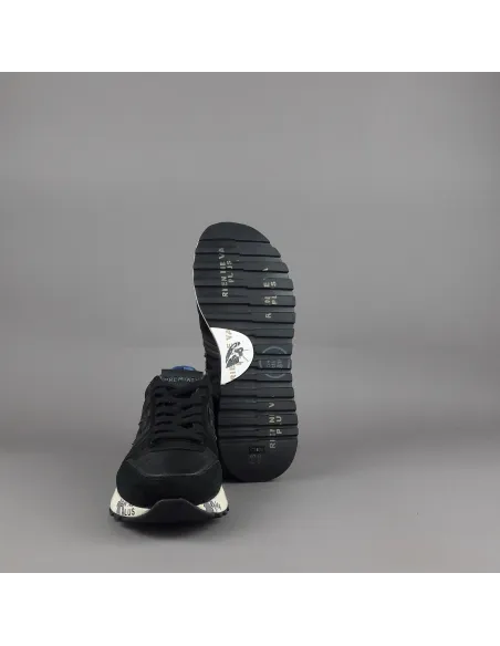 Premiata \ Sneakers Uomo Lander Camoscio Tela Nero Prezzo 240,00