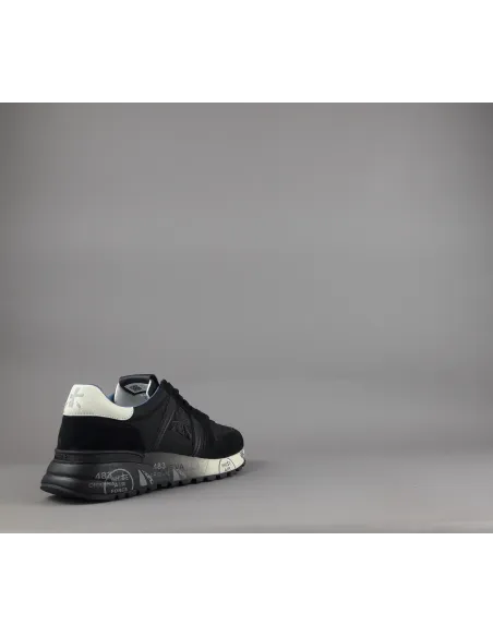 Premiata \ Sneakers Uomo Lander Camoscio Tela Nero Prezzo 240,00
