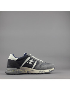 Premiata \ Sneakers Uomo Lander Camoscio Tela Grigio Prezzo 240,00