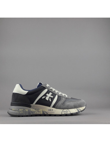 Premiata \ Sneakers Uomo Lander Camoscio Tela Grigio Prezzo 240,00