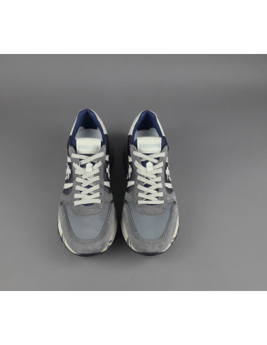 Premiata \ Sneakers Uomo Lander Camoscio Tela Grigio Prezzo 240,00