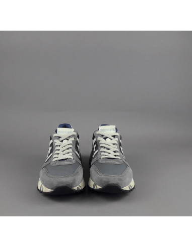 Premiata \ Sneakers Uomo Lander Camoscio Tela Grigio Prezzo 240,00
