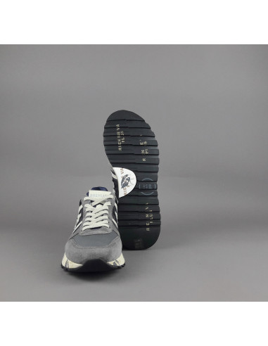 Premiata \ Sneakers Uomo Lander Camoscio Tela Grigio Prezzo 240,00