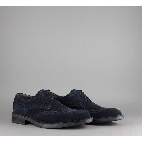 Barrett Derby Uomo Camoscio Blu Scuro Prezzo 350,00