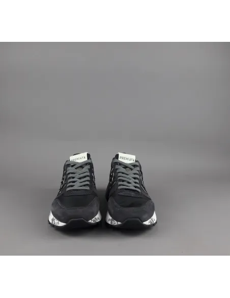 Premiata \ Sneakers Uomo Lander Camoscio Tela Antracite Prezzo 240,00