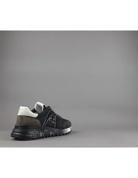 Premiata \ Sneakers Uomo Lander Camoscio Tela Antracite Prezzo 240,00