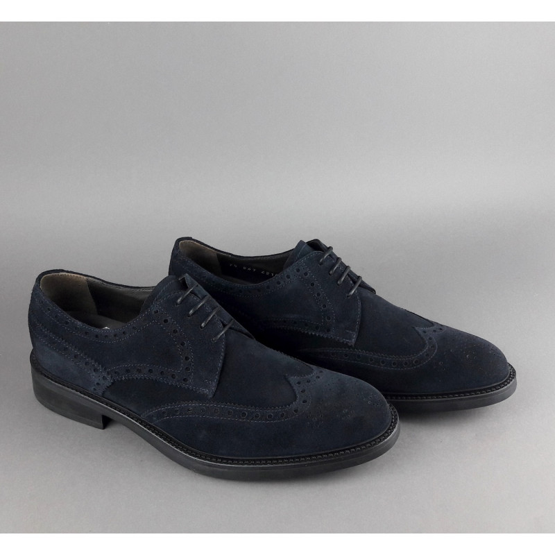 Barrett Derby Uomo Camoscio Blu Scuro Prezzo 350,00