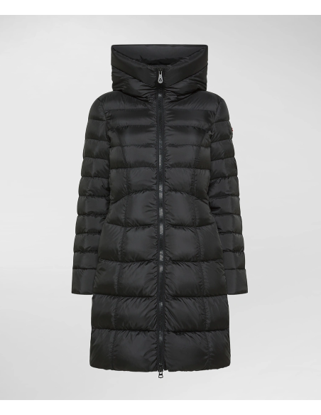 Peuterey \ Piumino Lungo Donna Levaria Nylon Nero Prezzo 555,00