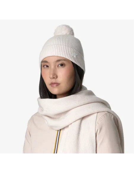 K-Way \ Cappello Lana A Costine Nude Melange Prezzo 55,00