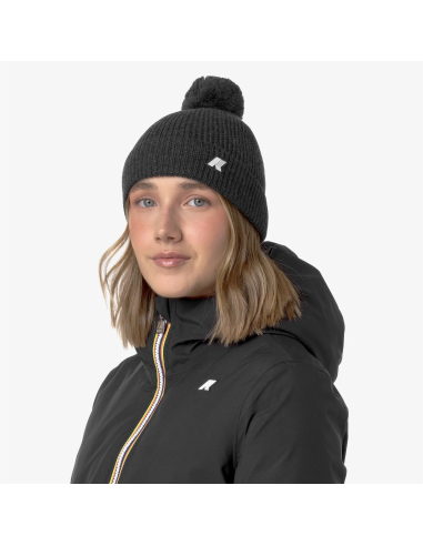 K-Way \ Cappello Lana A Costine Antracite Melange Prezzo 55,00