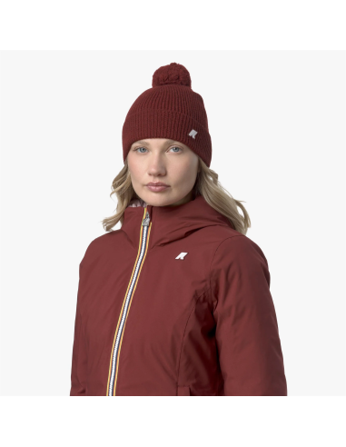 K-Way \ Cappello Lana A Costine Bordeaux Melange Prezzo 55,00