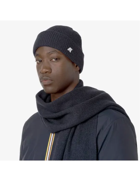K-Way \ Cappello Lana A Costine Blu Scuro Melange Prezzo 50,00
