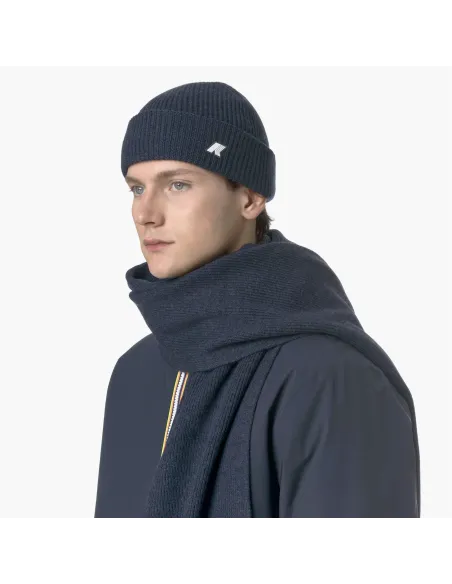 K-Way \ Cappello Lana A Costine Blu Melange Prezzo 50,00
