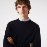 Lacoste \ Pullover Uomo Lana Merino Blu Scuro Prezzo 160,00
