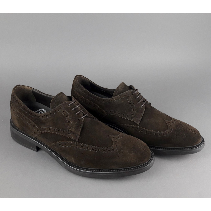 Barrett Derby Uomo Camoscio Testa Di Moro Prezzo 350,00