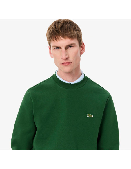 Lacoste \ Felpa Uomo Misto Cotone Verde Scuro Prezzo 130,00