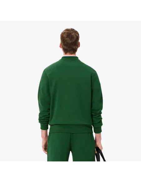 Lacoste \ Felpa Uomo Misto Cotone Verde Scuro Prezzo 130,00