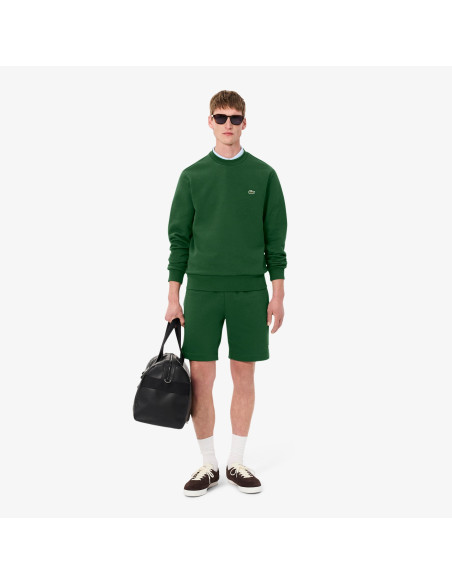Lacoste \ Felpa Uomo Misto Cotone Verde Scuro Prezzo 130,00