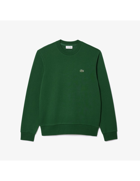 Lacoste \ Felpa Uomo Misto Cotone Verde Scuro Prezzo 130,00