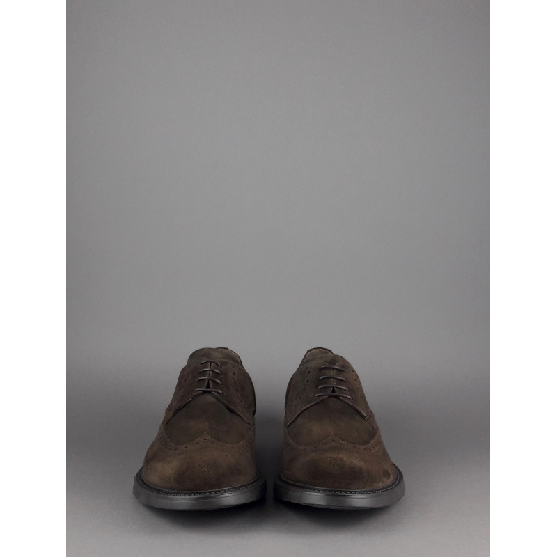 Barrett Derby Uomo Camoscio Testa Di Moro Prezzo 350,00