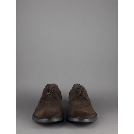 Barrett Derby Uomo Camoscio Testa Di Moro Prezzo 350,00