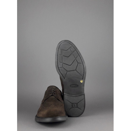 Barrett Derby Uomo Camoscio Testa Di Moro Prezzo 350,00