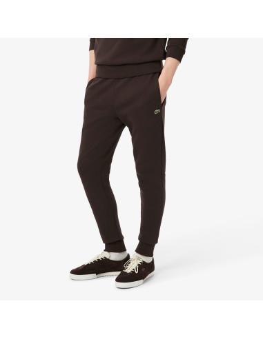 Lacoste \ Pantaloni In Felpa Uomo Misto Cotone Marrone Scuro Prezzo 120,00