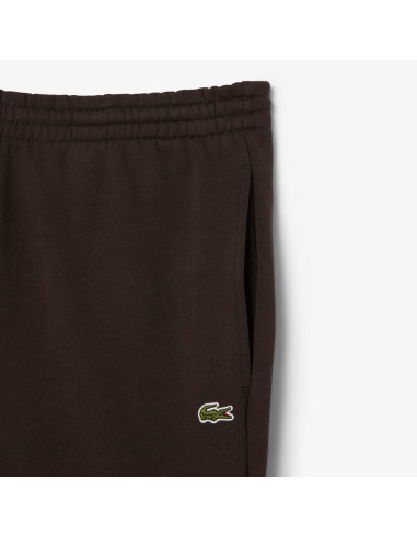 Lacoste \ Pantaloni In Felpa Uomo Misto Cotone Marrone Scuro Prezzo 120,00