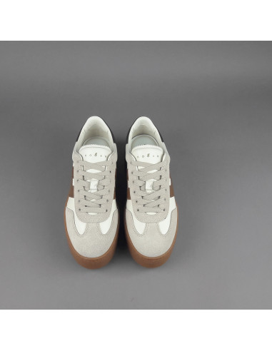 Hogan \ Sneakers Donna H698 Pelle E Camoscio Avorio Prezzo 450,00