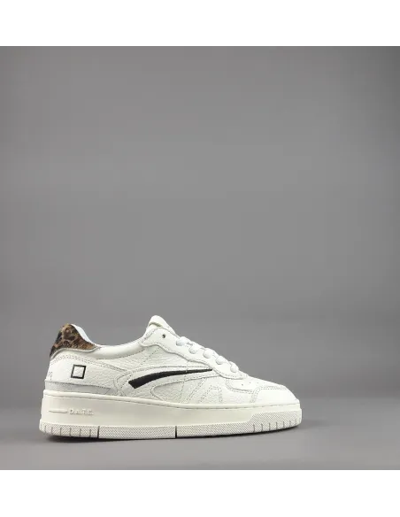 D.A.T.E. \ Sneakers Torneo Pop Donna Pelle Bianco Opaco Prezzo 205,00