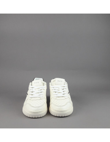 D.A.T.E. \ Sneakers Torneo Pop Donna Pelle Bianco Opaco Prezzo 205,00
