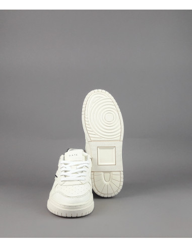 D.A.T.E. \ Sneakers Torneo Pop Donna Pelle Bianco Opaco Prezzo 205,00