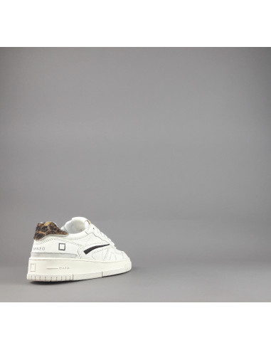 D.A.T.E. \ Sneakers Torneo Pop Donna Pelle Bianco Opaco Prezzo 205,00