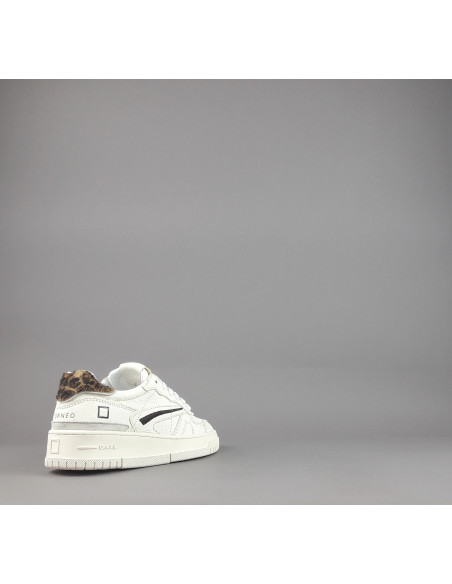 D.A.T.E. \ Sneakers Torneo Pop Donna Pelle Bianco Opaco Prezzo 205,00