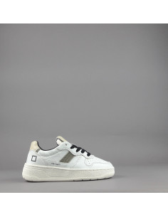 D.A.T.E. \ Sneakers Court 2.0 Junior Pelle Bianco Prezzo 150,00