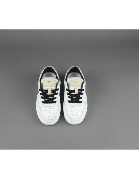 D.A.T.E. \ Sneakers Court 2.0 Junior Pelle Bianco Prezzo 150,00